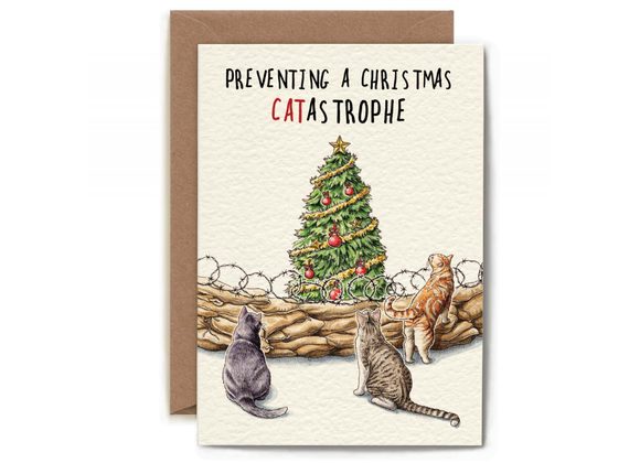 Christmas Catastrophe - Bewilderbeest Card