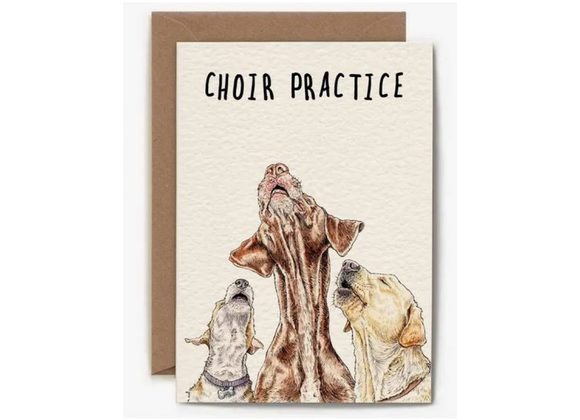 Choir Practice - Bewilderbeest Card