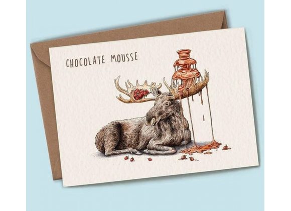 Chocolate Mouse - Bewilderbeest Card