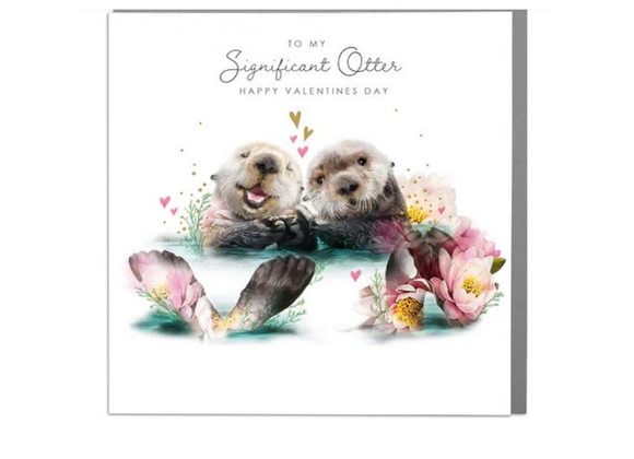 Otter - Valentine Card by Lola Design