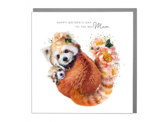 Red Panda - Happy Mother's day card by Lola Design