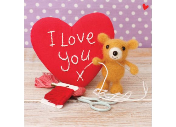 I Love You - Valentines Card