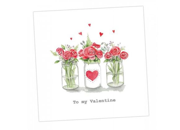 To my Valentine Card by Crumble & Core