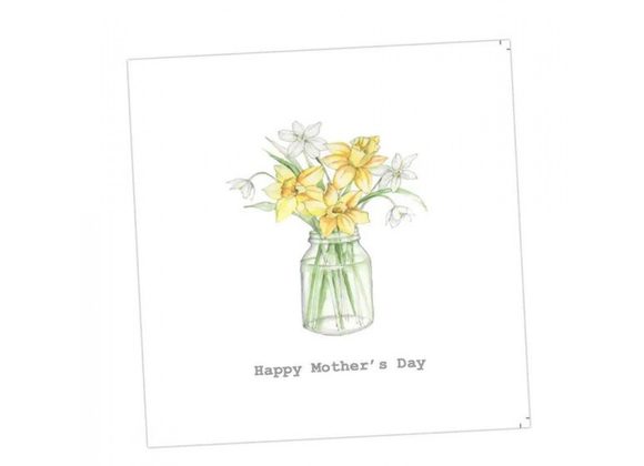 Daffodils Mother's Day Card by Crumble & Core
