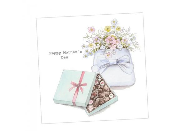 Chocolates and Bag Mother's Day Card by Crumble & Core