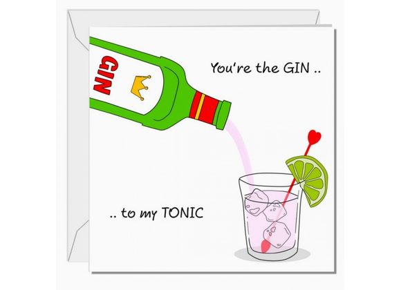 You're the Gin... - Card by Swizzoo.