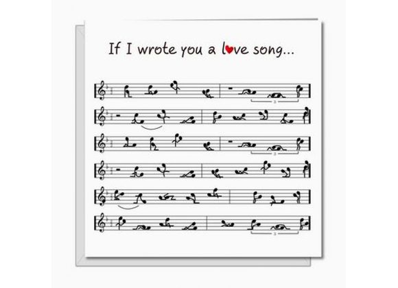 Love song - Card by Swizzoo.