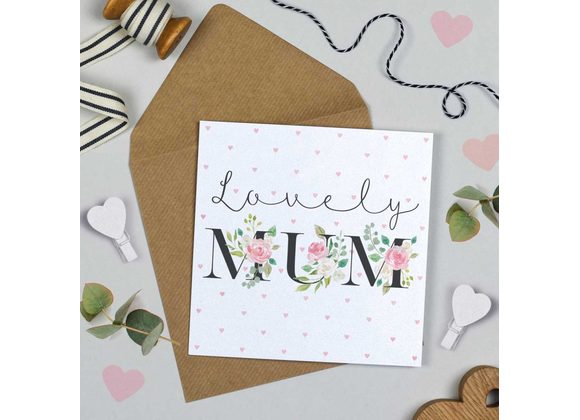 Lovely Mum Card by Michelle Fiedler