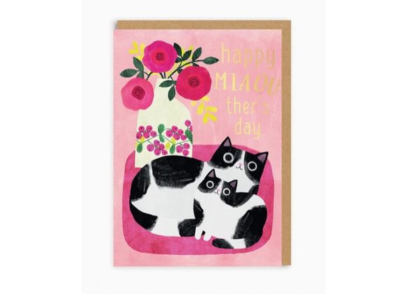 Happy Miaou - Mother's Day Card