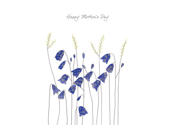 Mother's Day Harebells Card