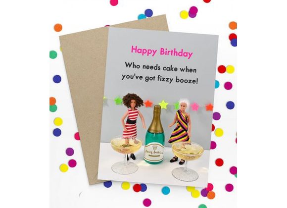 Who needs cake Card by Bold & Bright