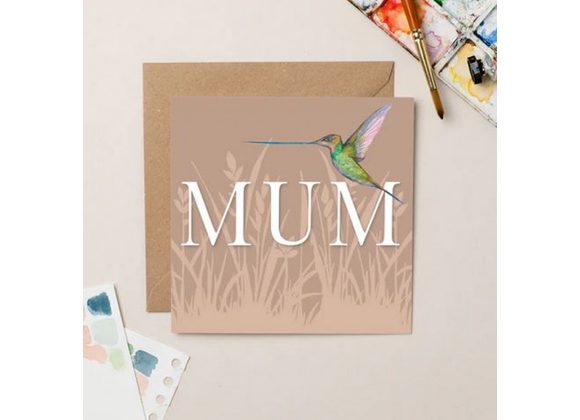 Hummingbird MUM card by lilwabbit 