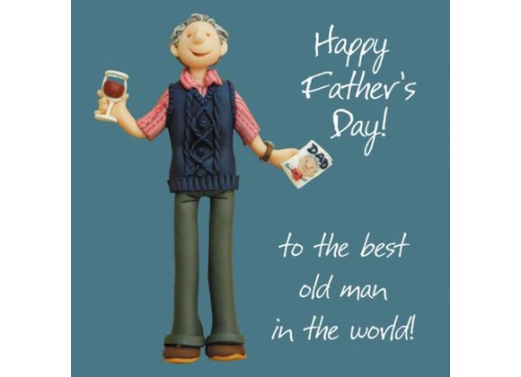 Happy Father's Day Old Man by Erica Sturla