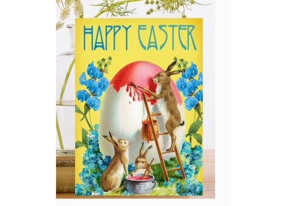 Up the Ladder, Easter card by Madame Treacle