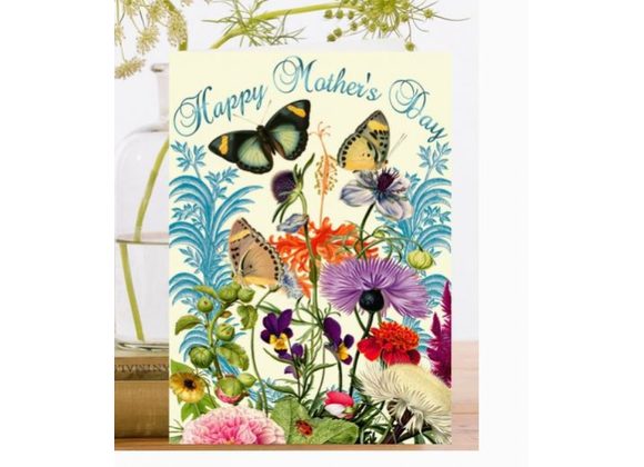 Singing Butterflies - Mother's Day card by Madame Treacle