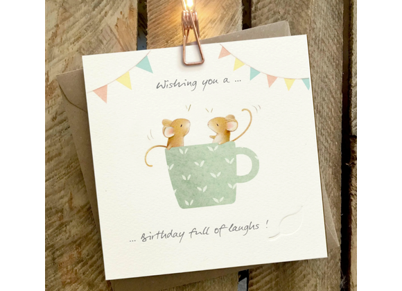 Birthday full of laughs!,  card by Ginger Betty