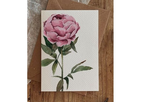 Peony card by Brooke Marie