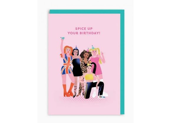 Spice Girls Birthday Greeting Card