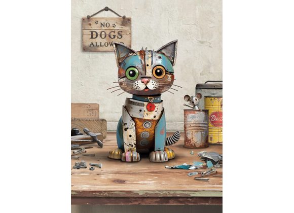 Scrap Kitten - Bug Art card 