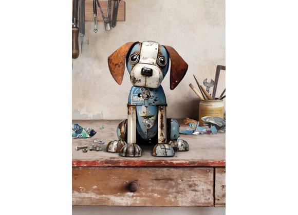 Scrap Beagle - Bug Art card 