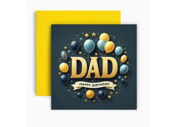 DAD Happy Birthday Card