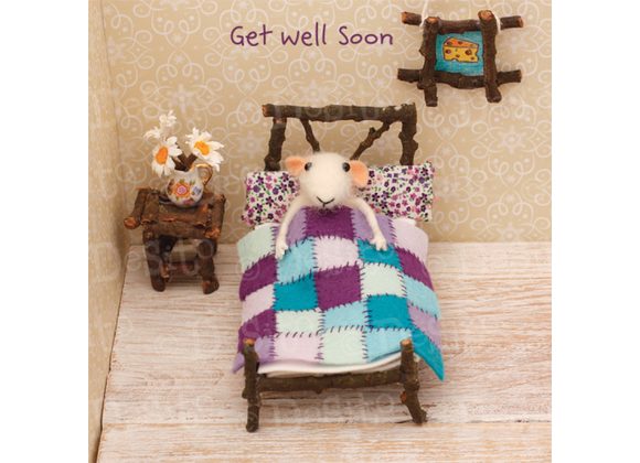 Get Well Soon - Mouse bin Bed