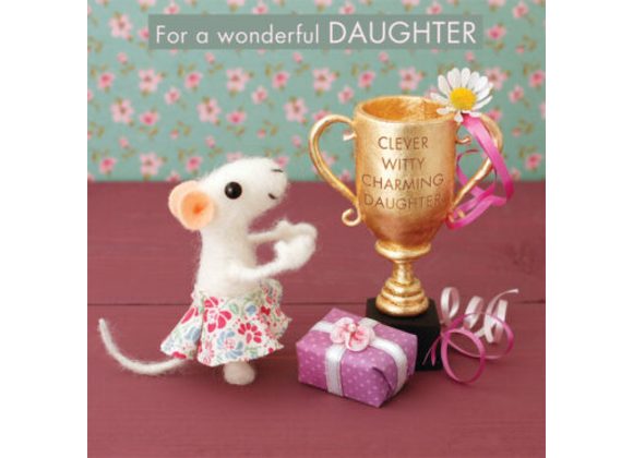 For a wonderful DAUGHTER - Birthday Card