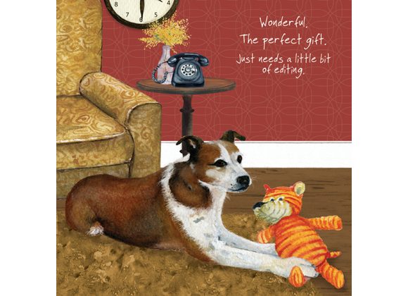 Terrier Collie Dog Greeting Card