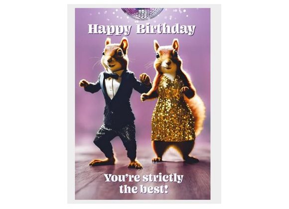 Strictly the best... - Birthday Card