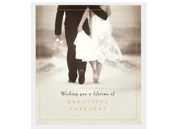 Beautiful Forevers Wedding Card