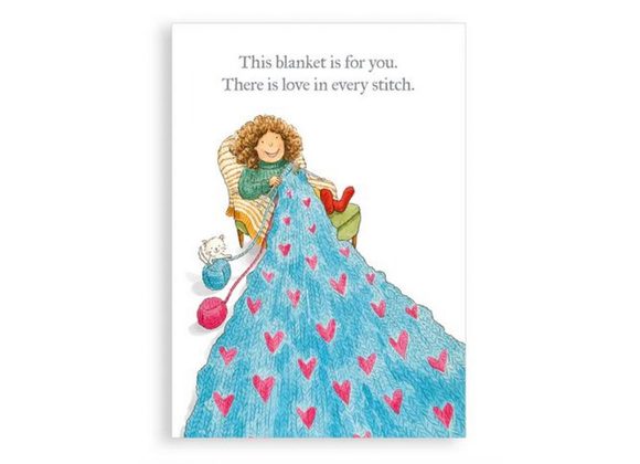 Blanket of love Greetings card - Nice Things By Helena