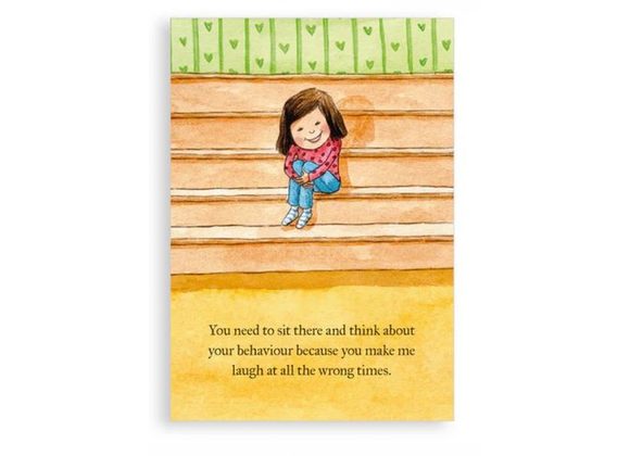 Sit and Think Greetings card - Nice Things By Helena