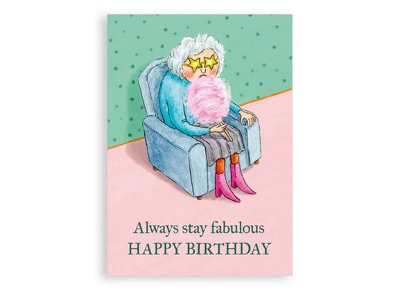 Fabulous birthday Greetings card - Nice Things By Helena