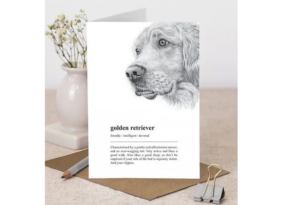 Golden Retriever Card
