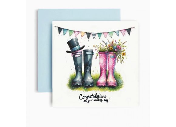 Congratulations on your Wedding Day! - Wellington Boots