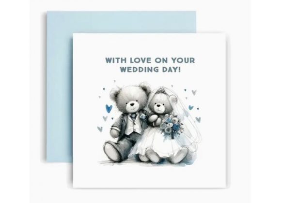 With Love on Your Wedding Day! - Teddy Bears