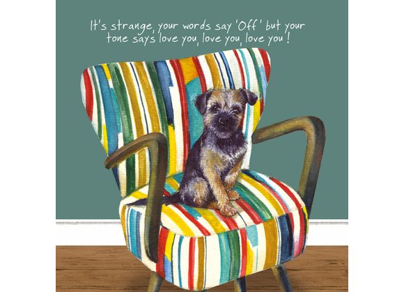 Border Terrier Greeting Card