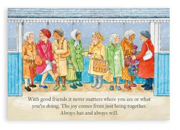 Good Friends Together Greetings card - Nice Things By Helena