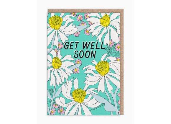 Daisies Get Well Soon card