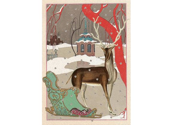 Ice Lake - Christmas card by Madame Treacle