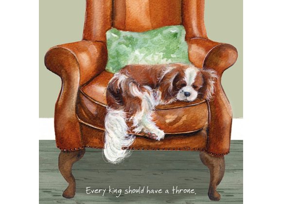 King Charles Spaniel Greeting Card 