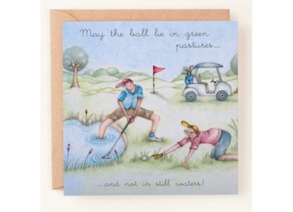 May the ball lie in green pastures ... by Berni Parker