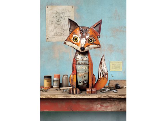 Scrap Fox - Bug Art card 