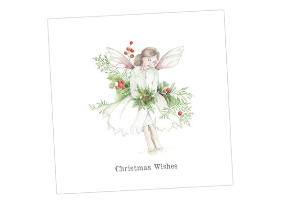 Christmas Wishes Fairy - Christmas Card by Crumble & Core