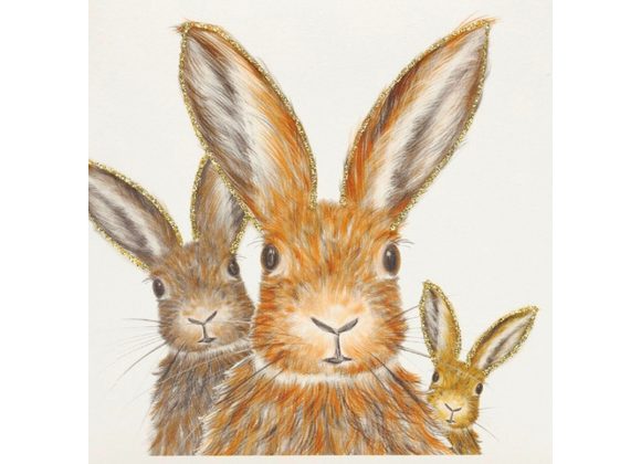 Hare Family by English Graphics