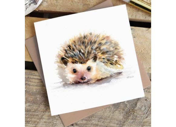 Hettie Hedgehog Greetings Card