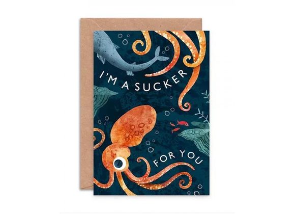 Sucker for you Card by Emily Nash