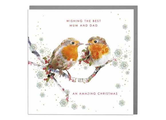 To Mum and Dad Christmas Card by Lola Design