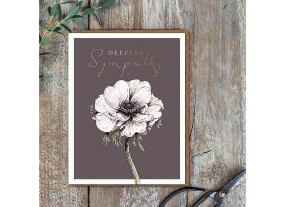 Deepest Sympathy Card by Toasted Crumpet