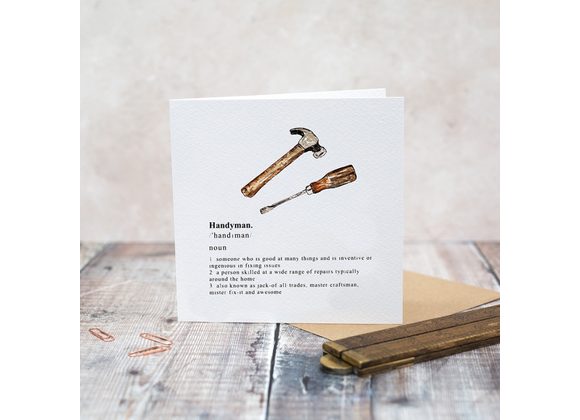 Handyman card by Toasted Crumpet